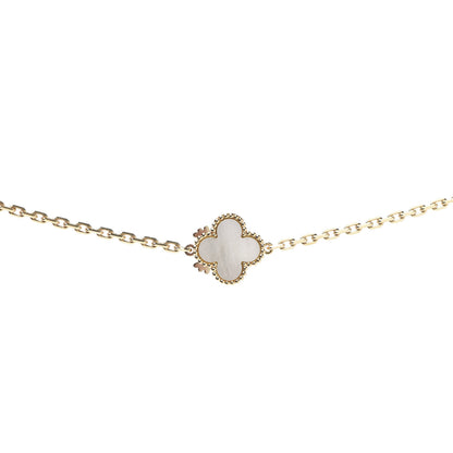 Van Cleef & Arpels 18K Yellow Gold Mother of Pearl 11 Motifs Magic Alhambra Necklace 4 of 6
