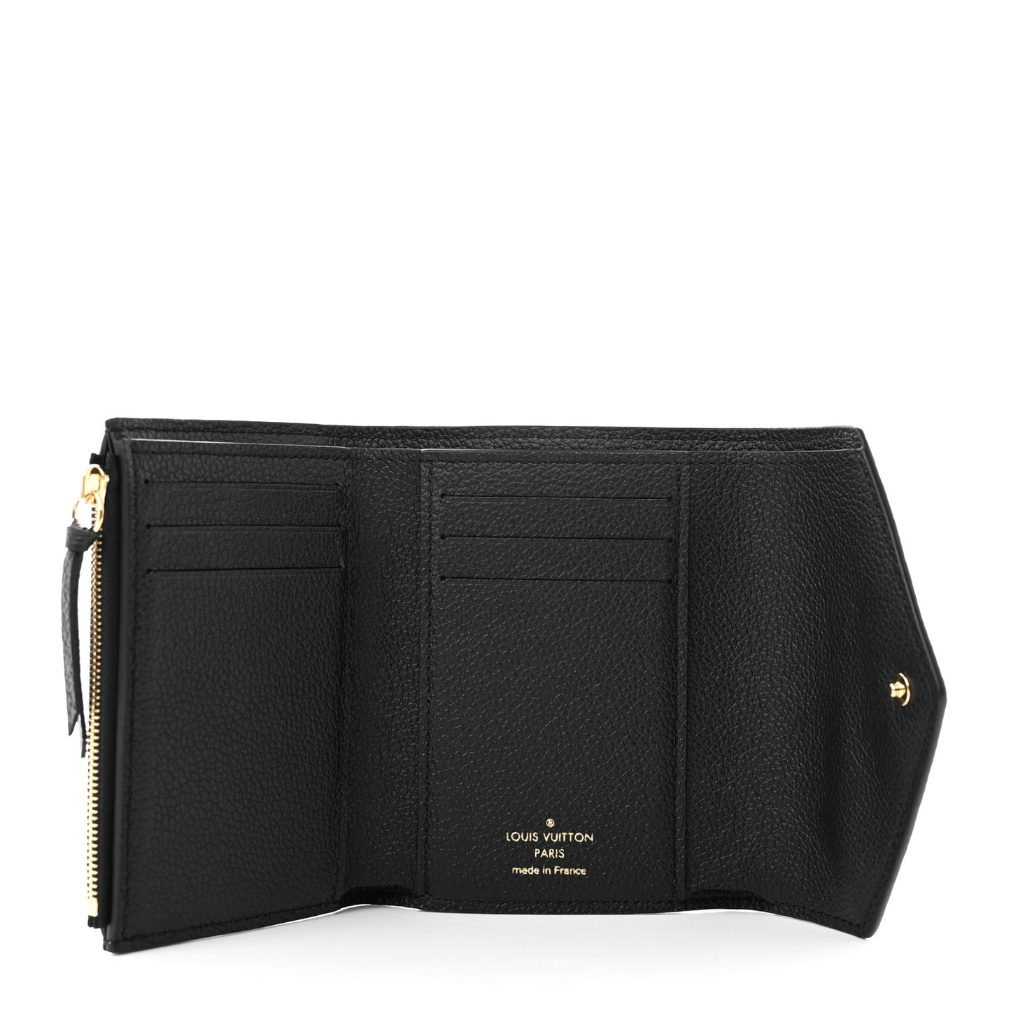 Empreinte Monogram Giant Victorine Wallet Black Beige