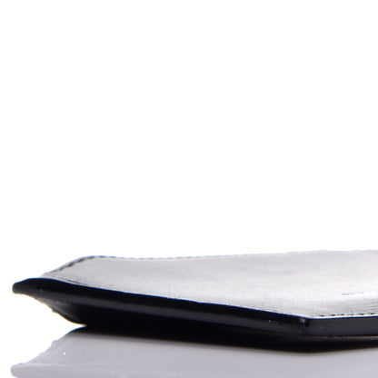 Saint Laurent Grained Calfskin 5 Fragments Zip Pouch Card Holder Black 8 of 9