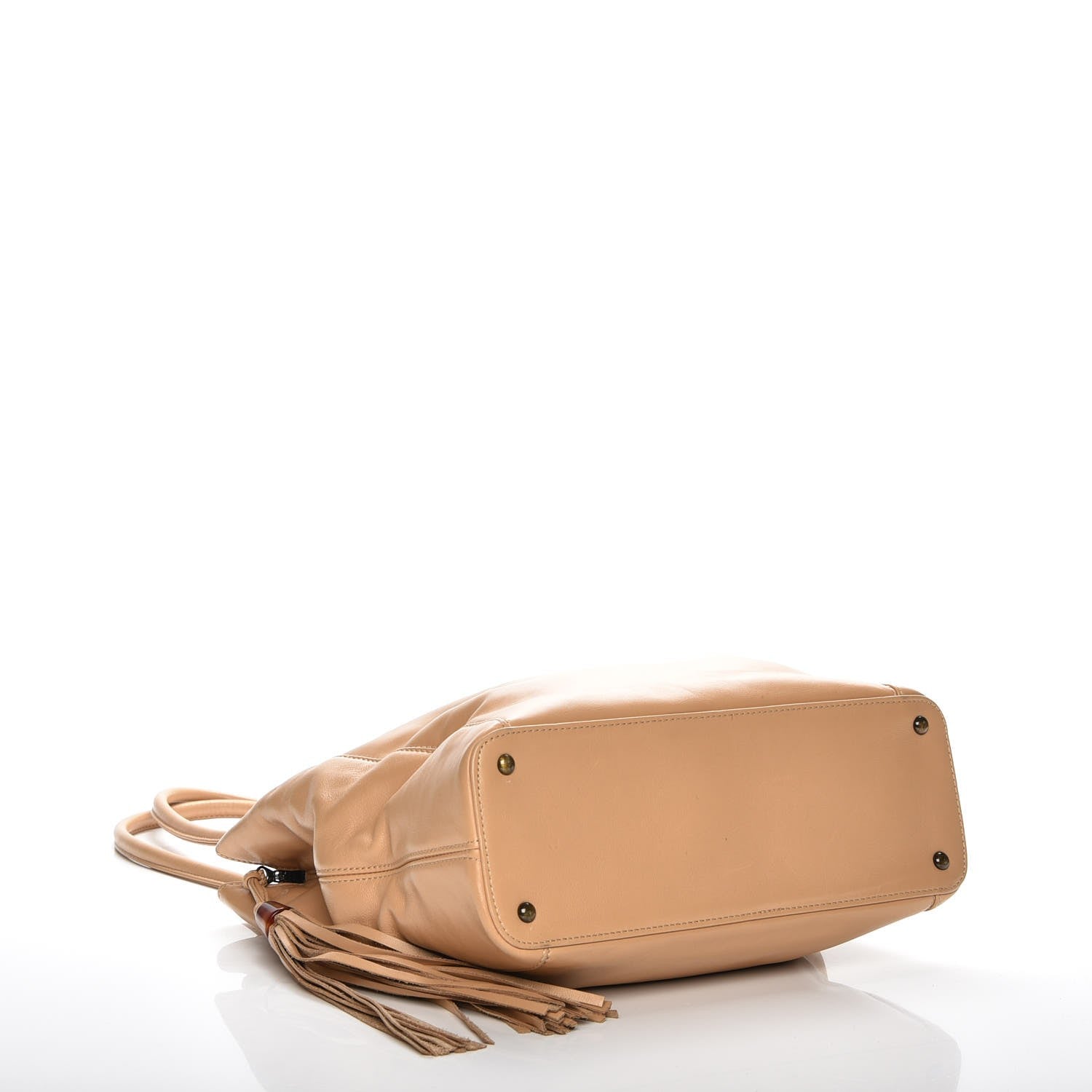 Chanel Lambskin CC Tassel Shoulder Bag Beige 4 of 8