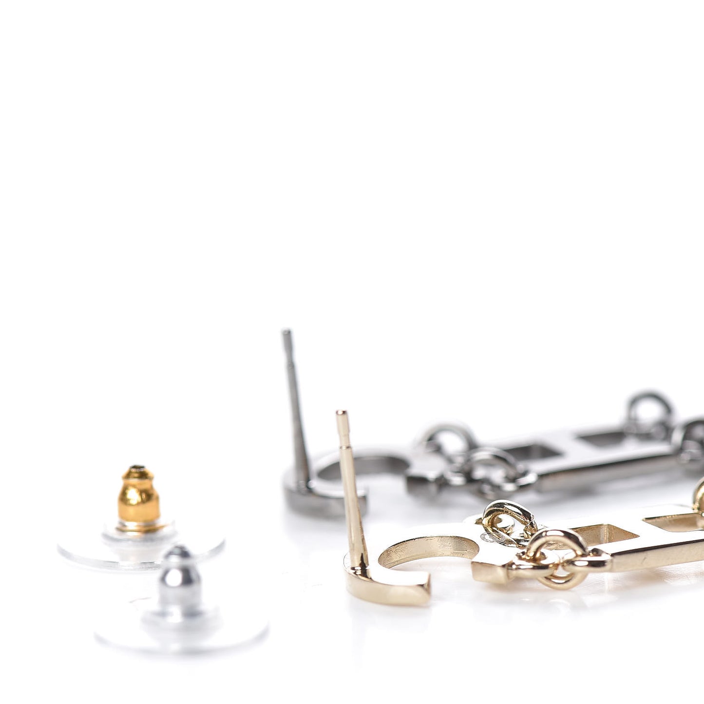 Crystal Pearl Bright Young Things Earrings Gold Ruthenium