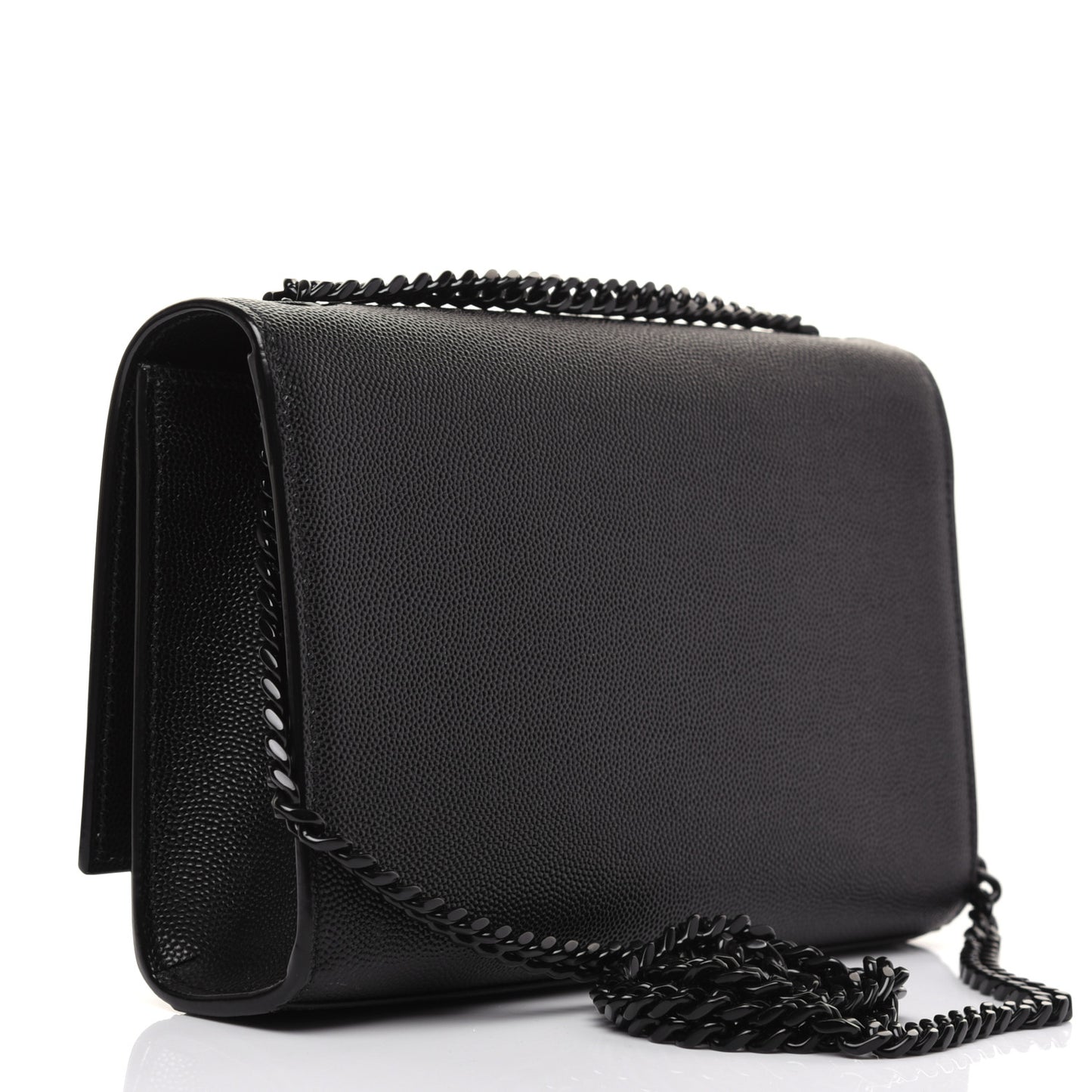 Grain De Poudre Small Monogram Kate Satchel Black
