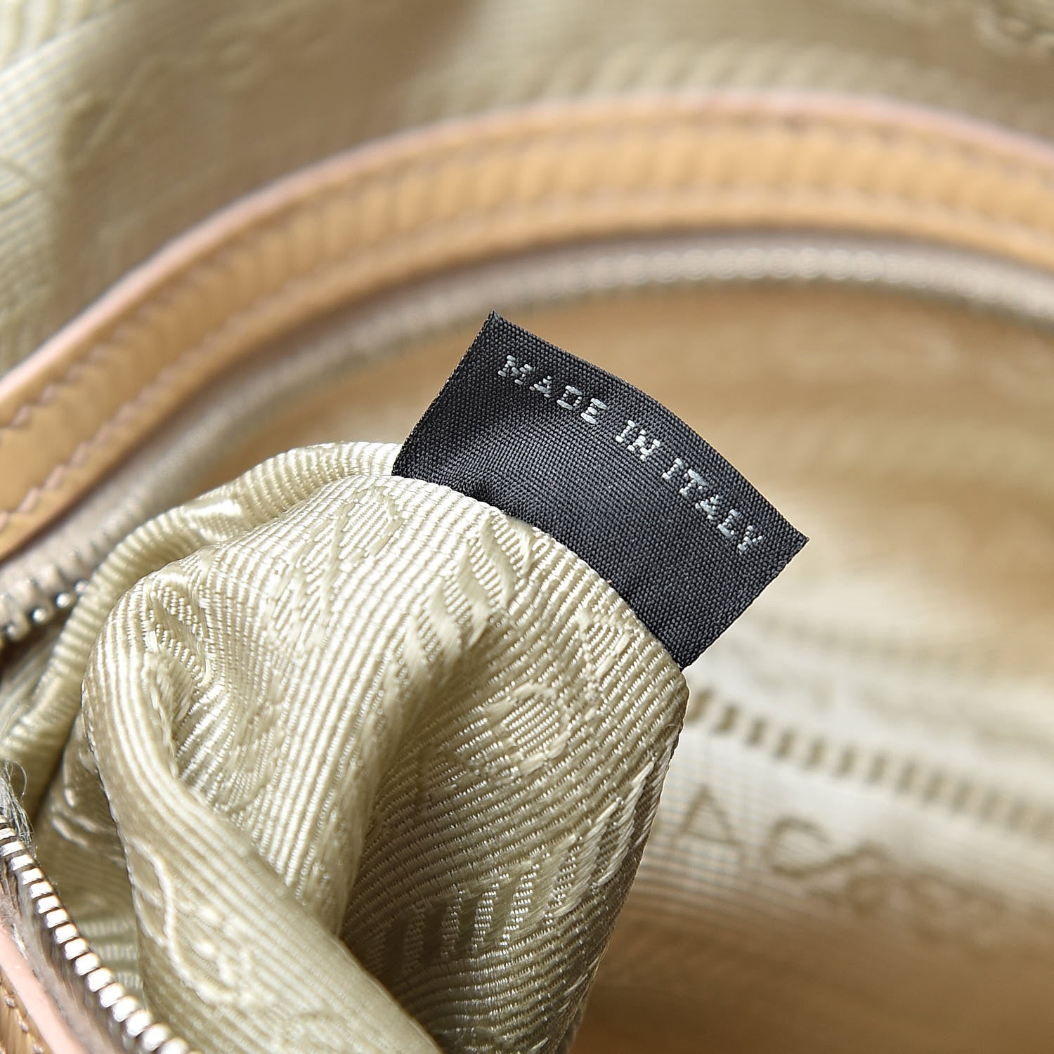 Prada Vernice Madras Camera Bag Quarzo 7 of 15