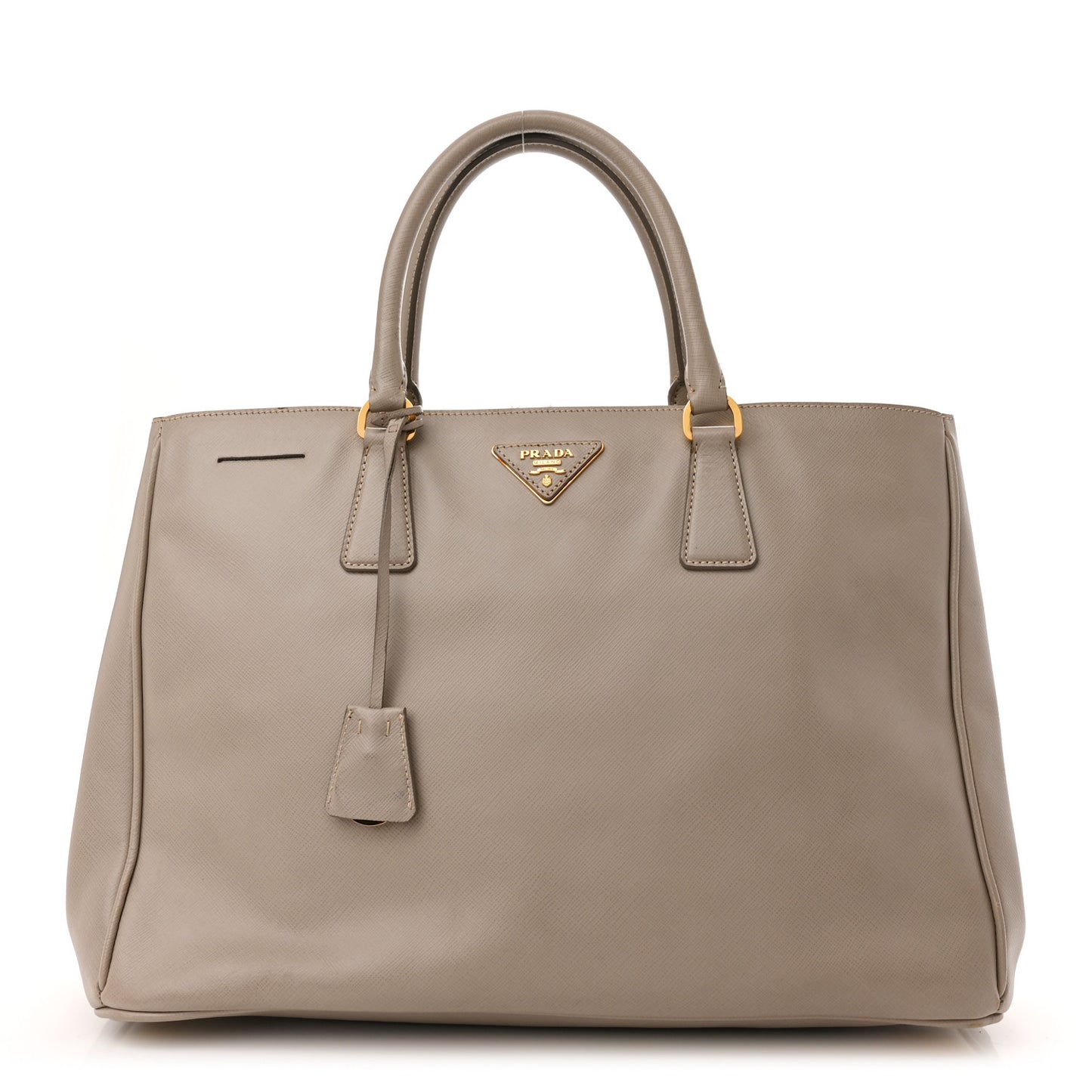 Saffiano Large Galleria Double Zip Tote Argilla
