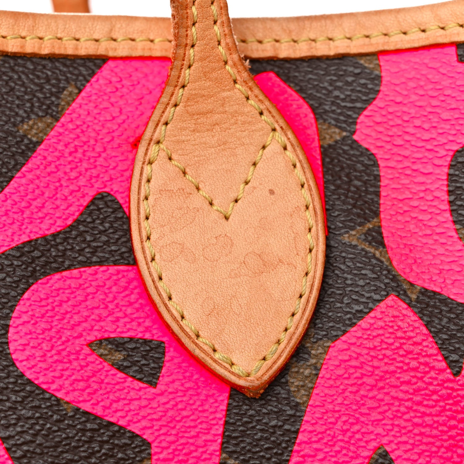 Louis Vuitton Monogram Graffiti Neverfull GM Fuchsia 12 of 19
