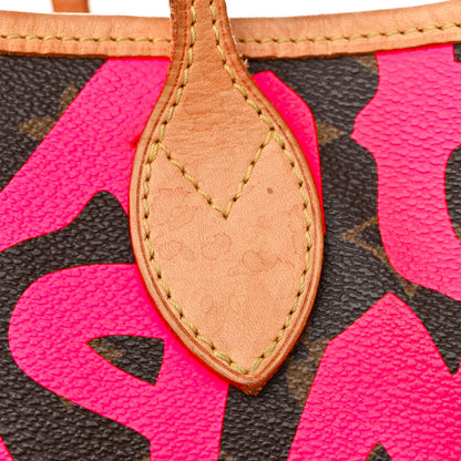 Louis Vuitton Monogram Graffiti Neverfull GM Fuchsia 12 of 19