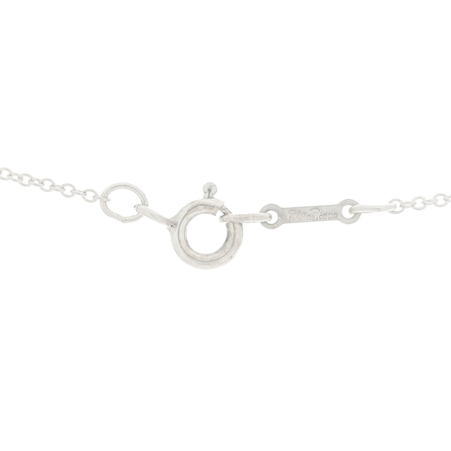 Sterling Silver Paloma Picasso Loving Heart Pendant Necklace