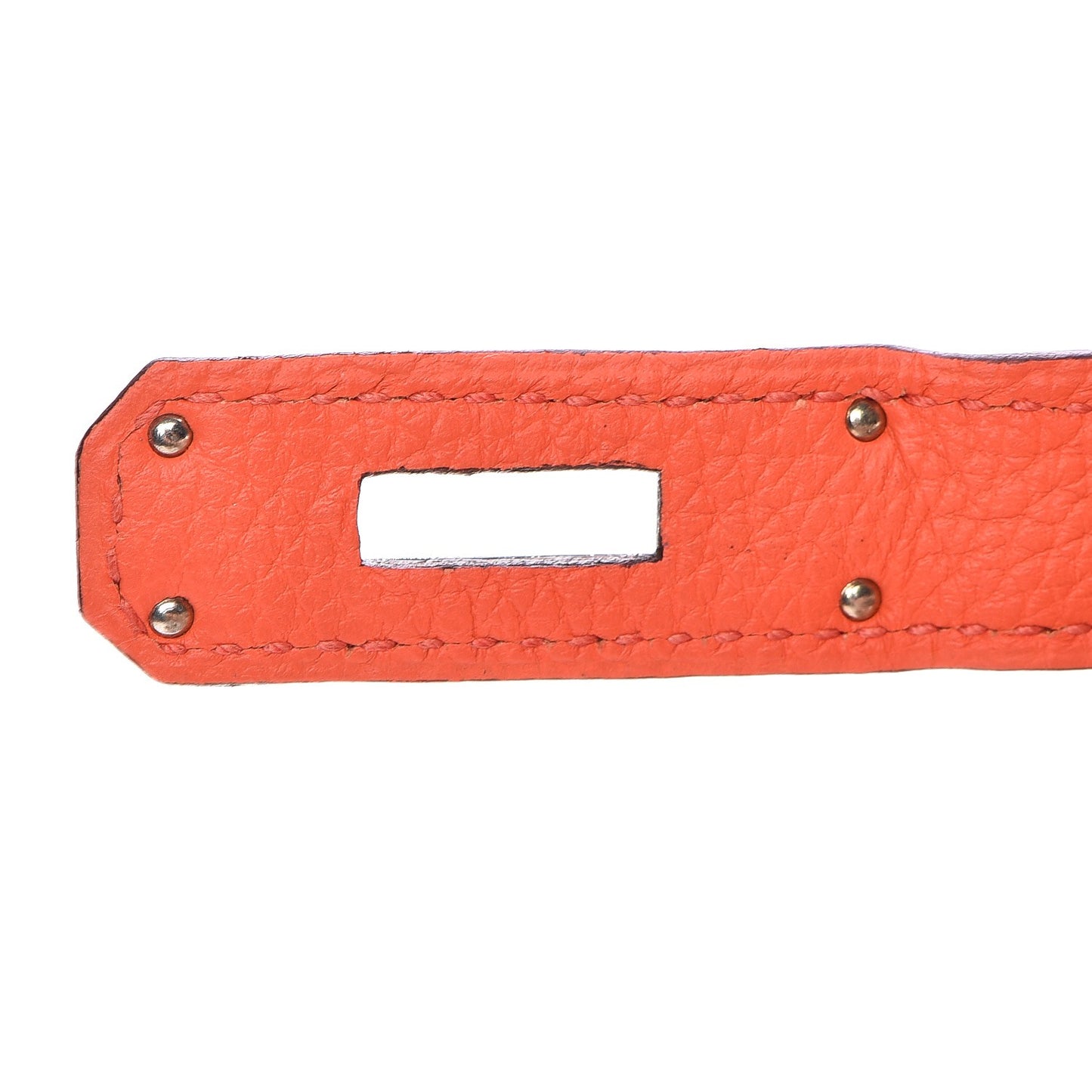 Taurillon Clemence Birkin 30 Orange Poppy