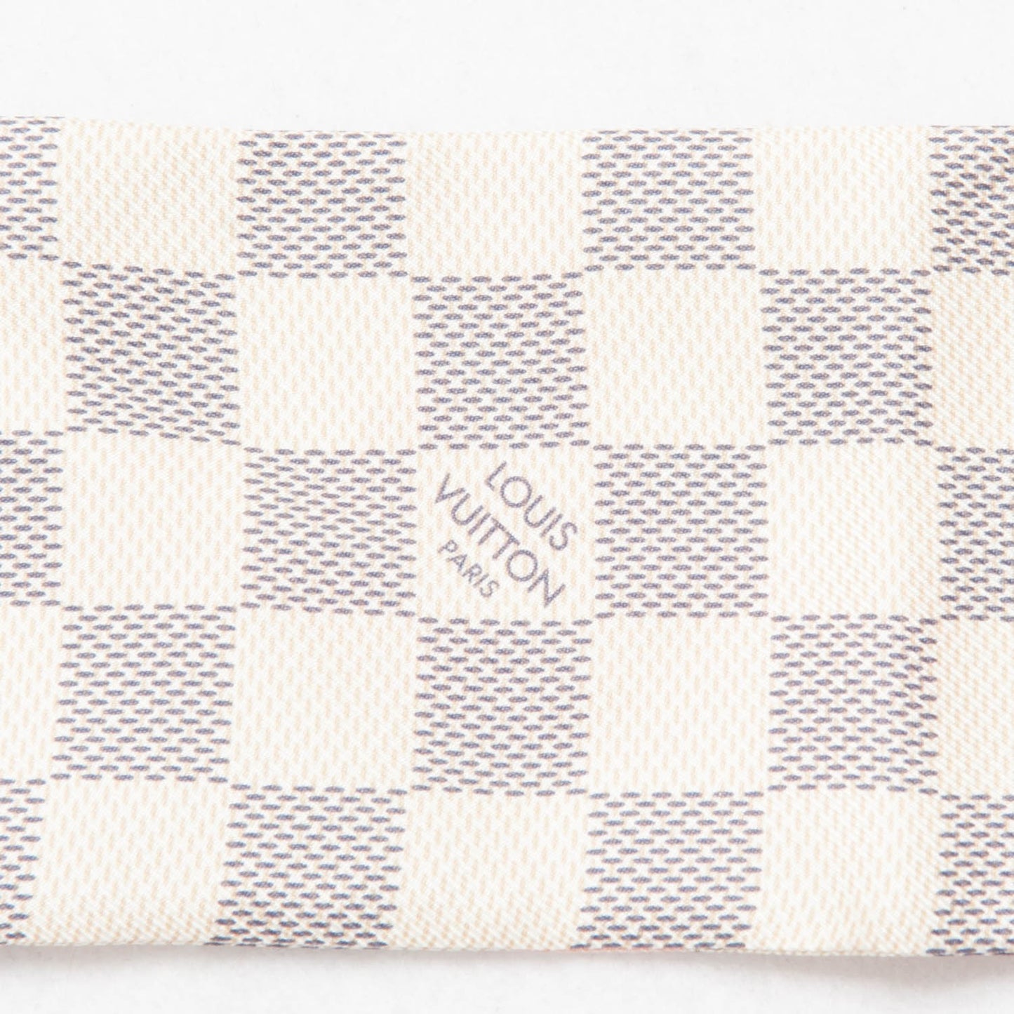 Silk Damier Azur Tahitienne Bandeau Rose Ballerine