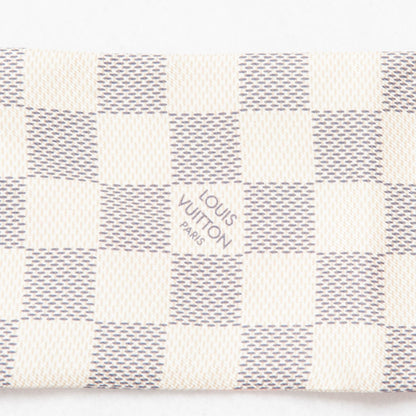 Louis Vuitton Silk Damier Azur Tahitienne Bandeau Rose Ballerine 6 of 6