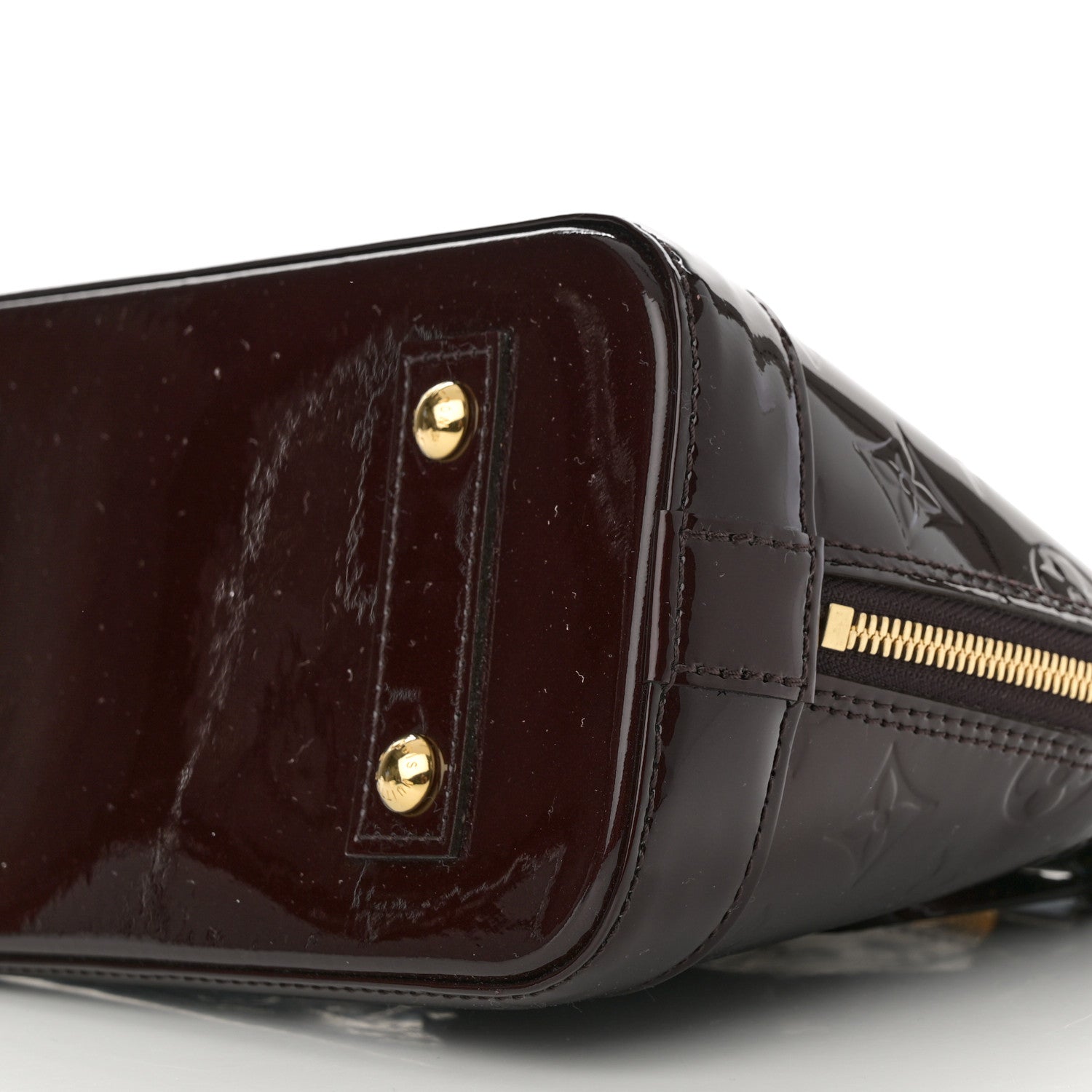 Louis Vuitton Vernis Alma BB Amarante 9 of 10