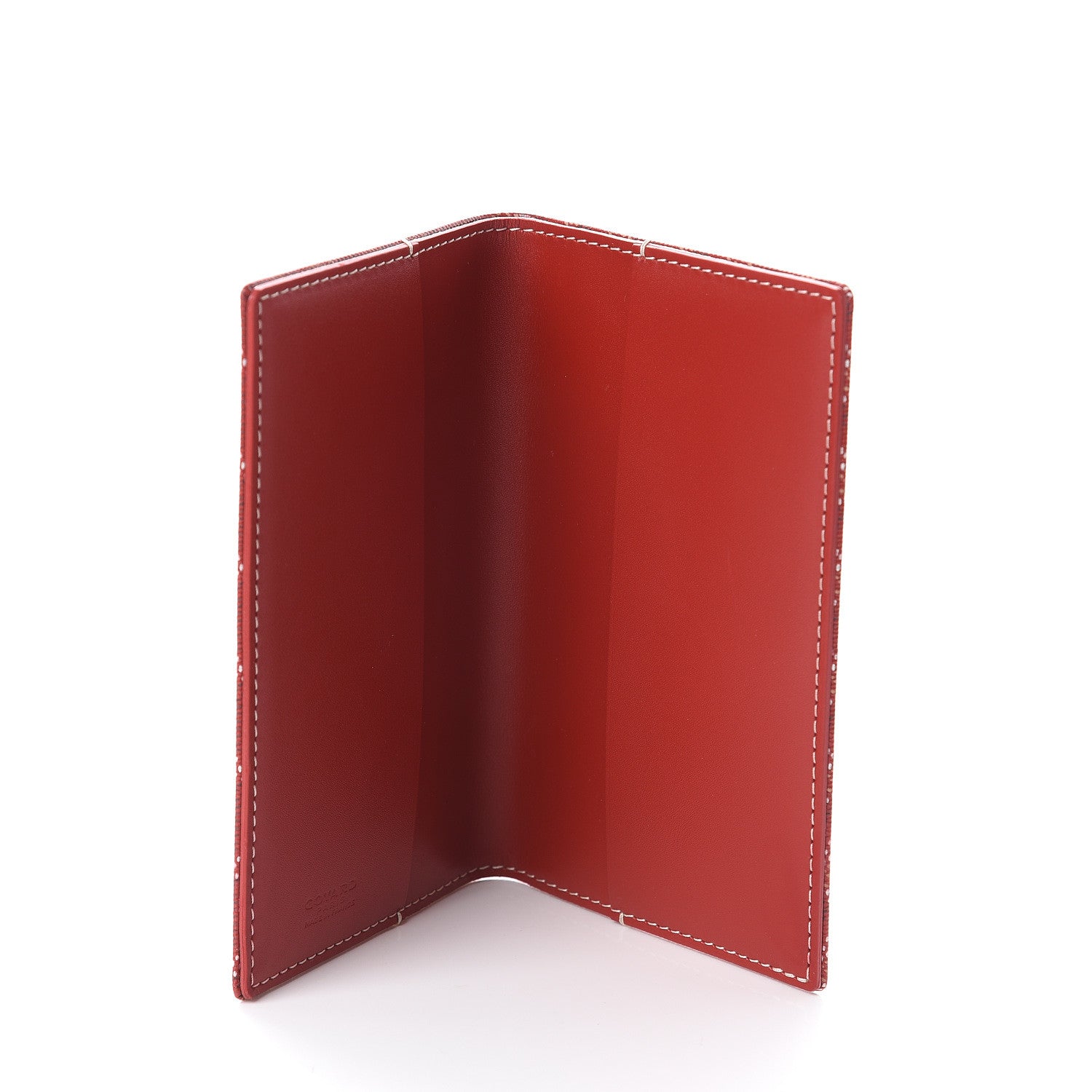 Goyard Goyardine Passport Wallet Red 4 of 5