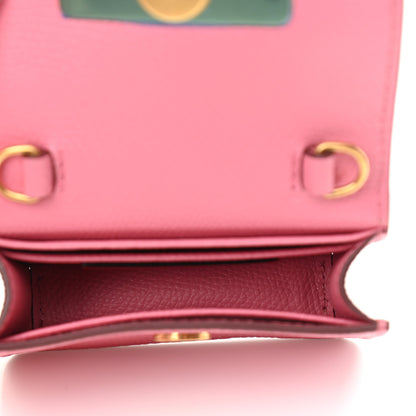 Valentino Garavani Grainy Calfskin Mini VSling Shoulder Bag Flamingo Pink 5 of 12