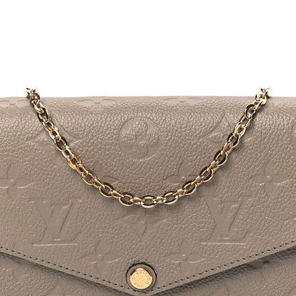 Louis Vuitton Empreinte Pochette Felicie Chain Wallet Tourterelle 9 of 12