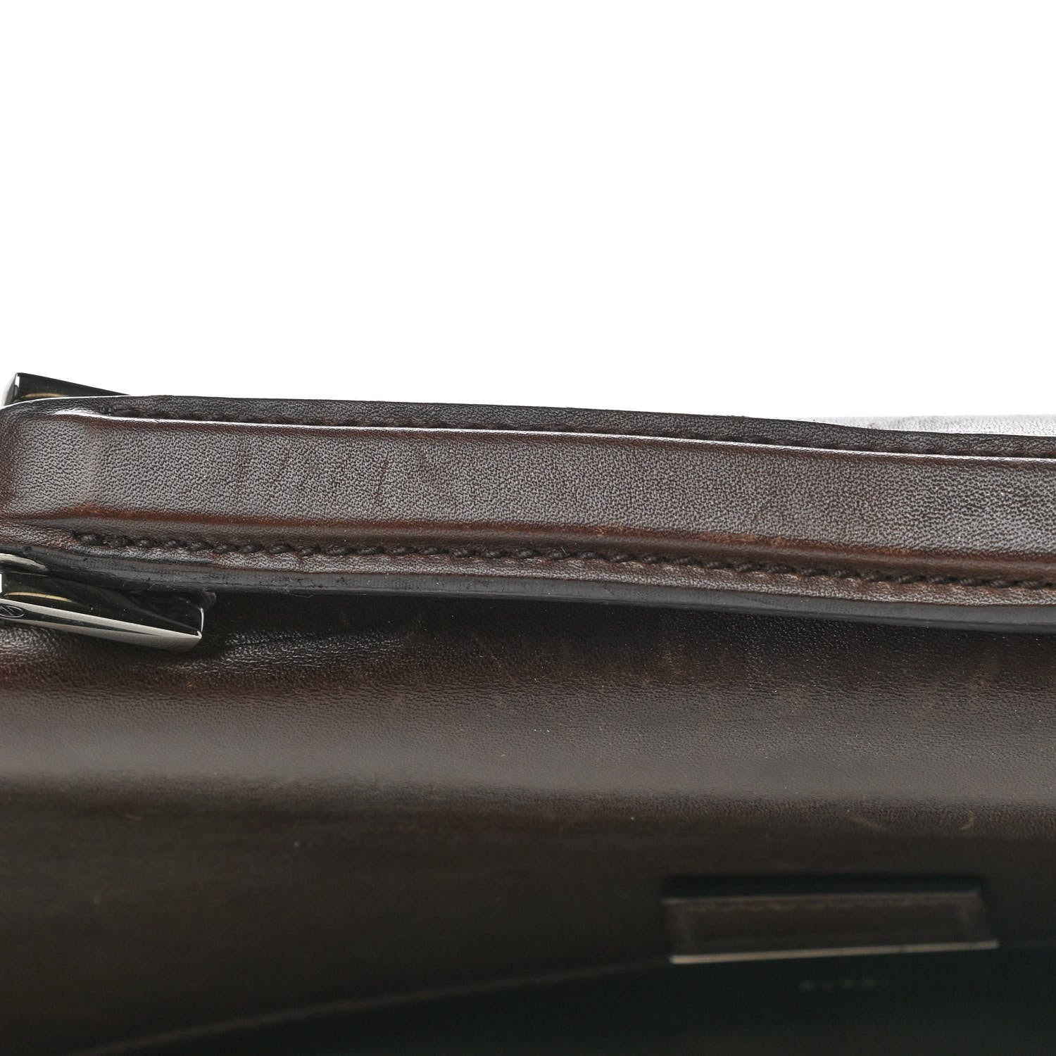 Gucci GG Supreme Monogram Flap Briefcase Brown 12 of 15