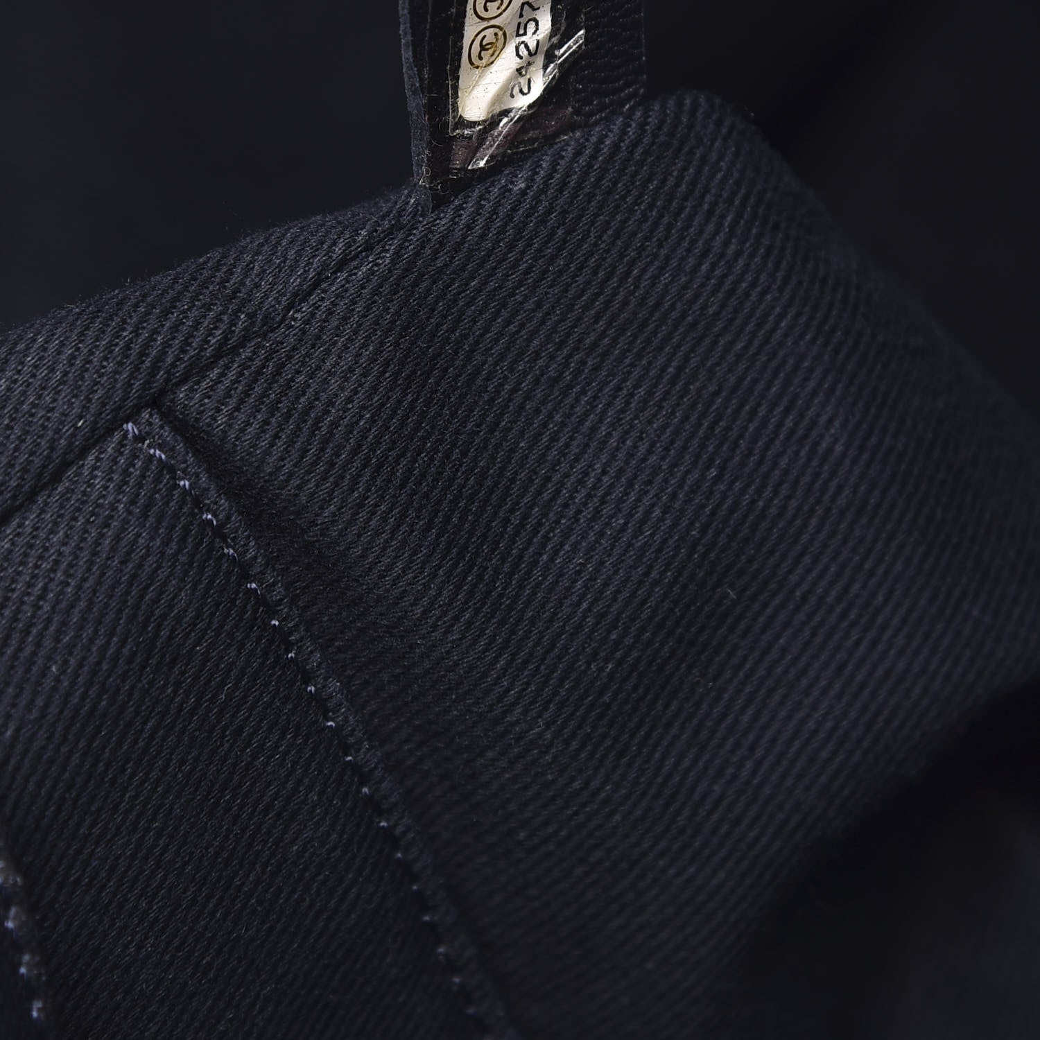 Chanel Denim Medium Deauville Tote Dark Blue 7 of 10