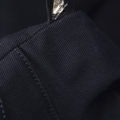 Chanel Denim Medium Deauville Tote Dark Blue 7 of 10
