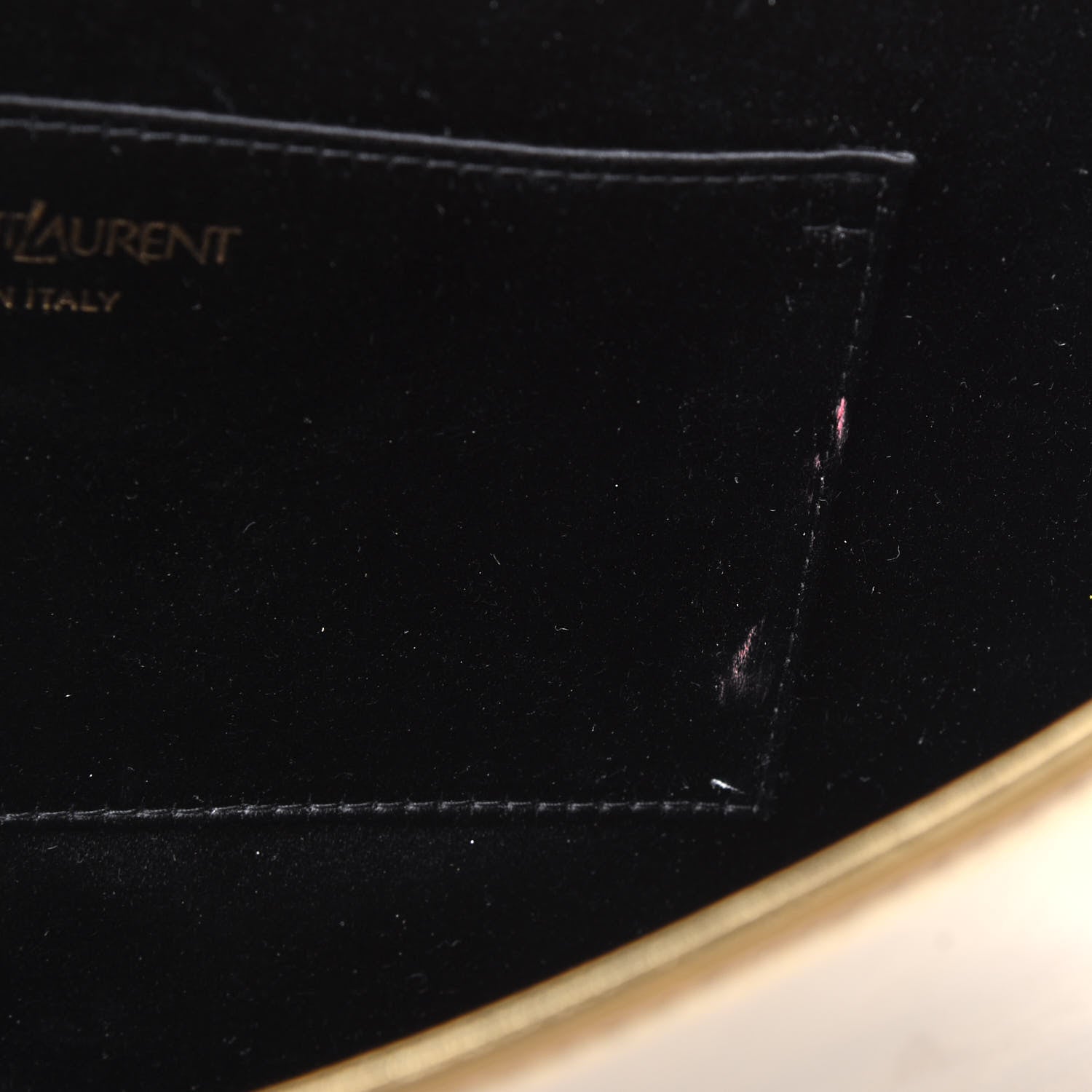 Saint Laurent Metallic Calfskin Monogram Large Belle De Jour Clutch Gold 8 of 19