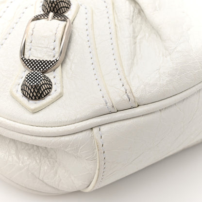 Balenciaga Agneau Arena Le Cagole Shoulder Bag XS Optic White 11 of 13