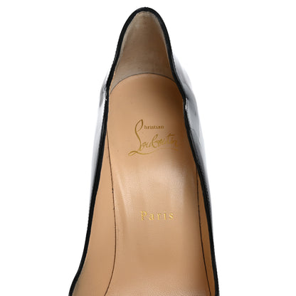 Christian Louboutin Patent Hot Chick 100 Pumps 39 Black 7 of 11