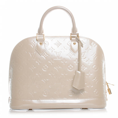 Louis Vuitton Vernis Alma PM Blanc Corail 1 of 8