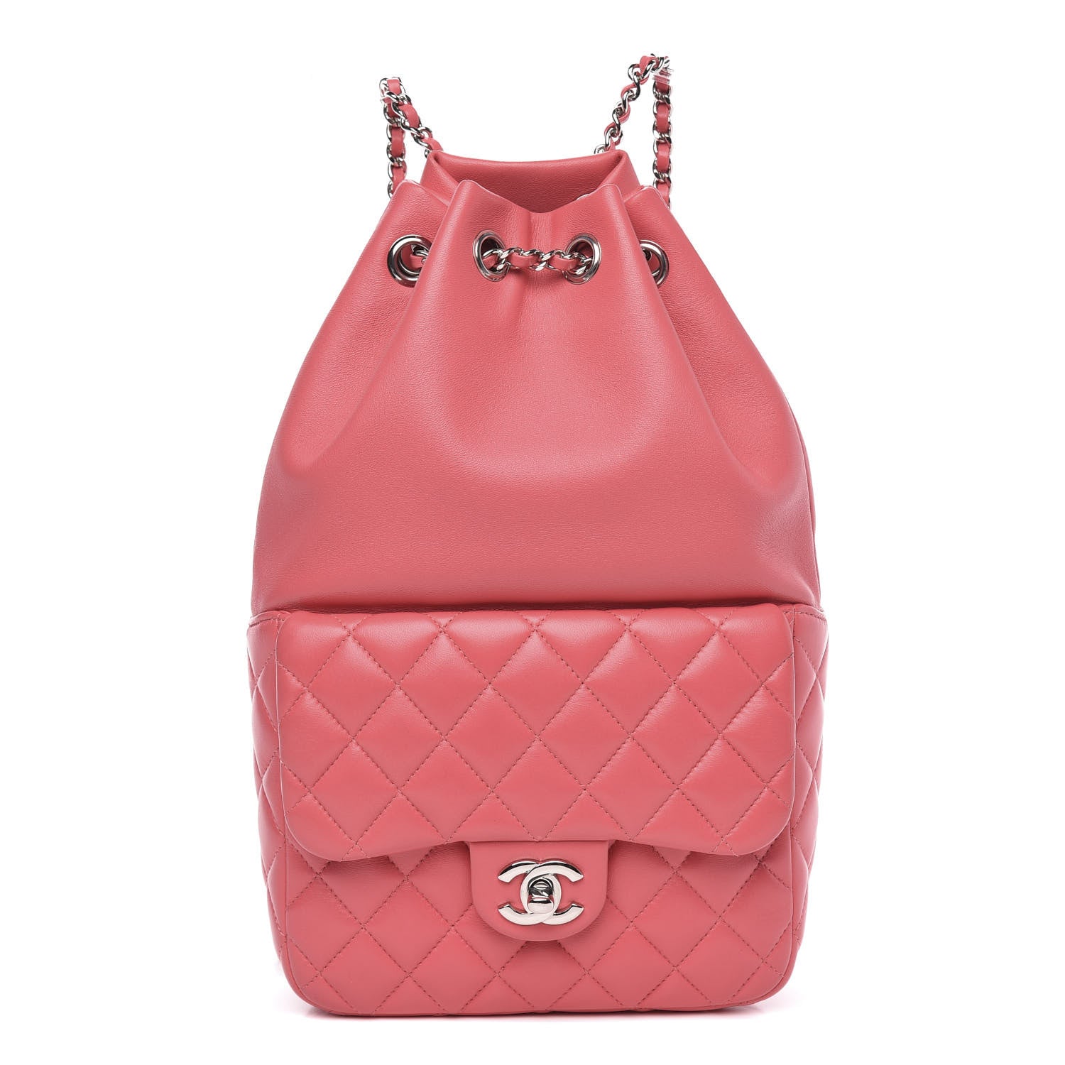 Chanel Lambskin Quilted Small in Seoul Backpack Pink 1 of 9