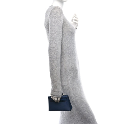 Hermes Chevre Mysore Verso Mini Kelly Sellier 20 Bleu Navy Bleu Zellige 2 of 11