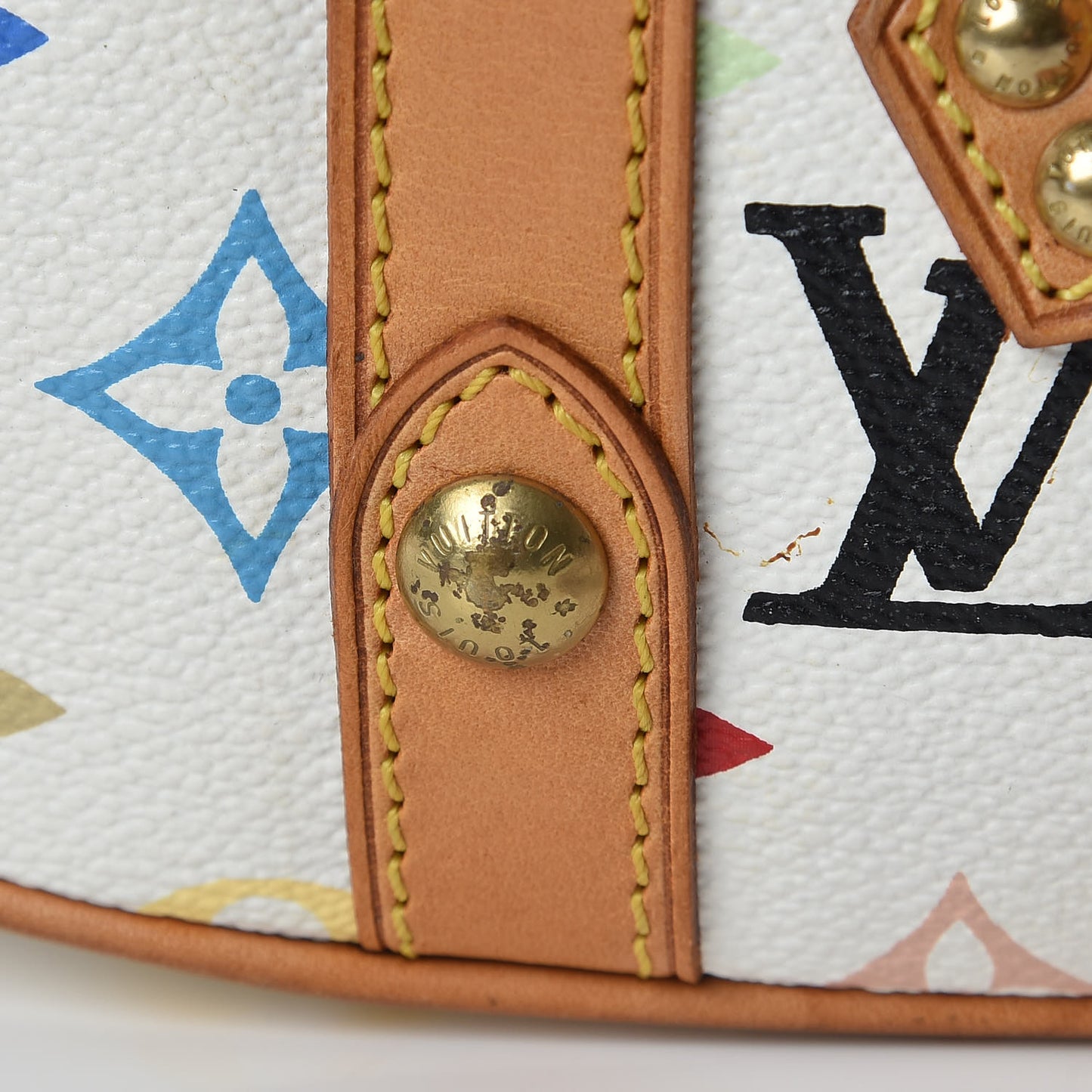 Monogram Multicolor Theda GM White