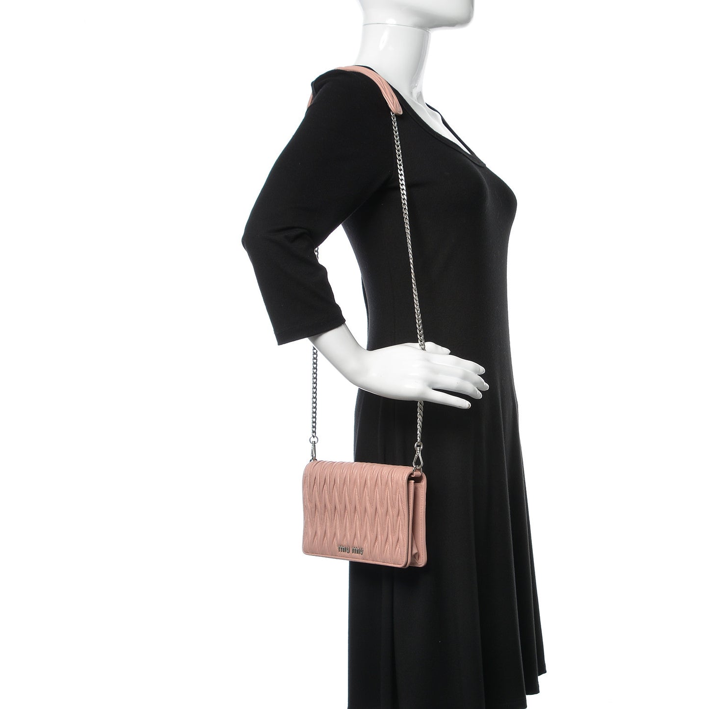 Nappa Matelasse Crossbody Orchidea