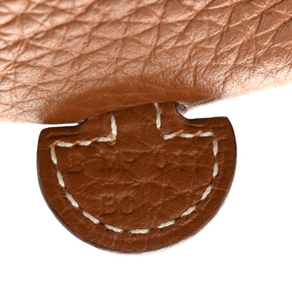 Hermes Taurillon Clemence Evelyne TPM Gold 7 of 13