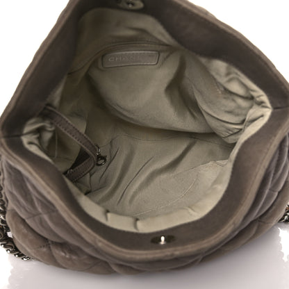 Chanel Washed Lambskin Chain Around Hobo Taupe 4 of 12