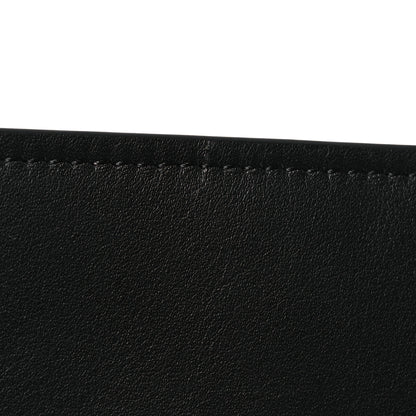 Valentino Garavani Calfskin VLTN Large Flat Zip Pouch Black 8 of 10