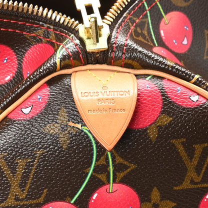 Louis Vuitton Monogram Cerises Keepall 45 6 of 9