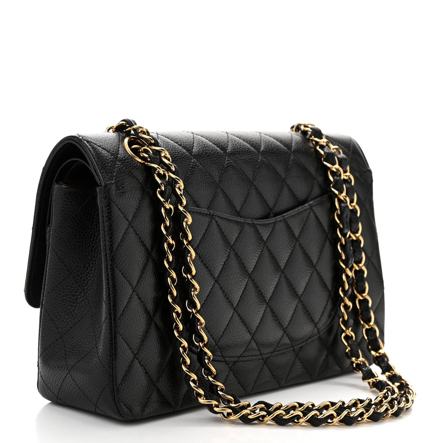 Chanel Caviar Quilted Medium Double Flap Black 3 of 11