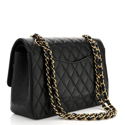 Chanel Caviar Quilted Medium Double Flap Black 3 of 11