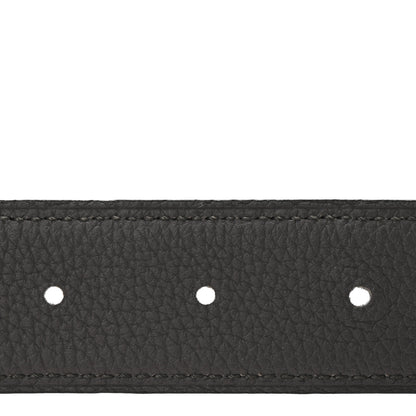 Hermes Box Togo 32mm Pegase H Belt 90 36 Black Etain 3 of 9