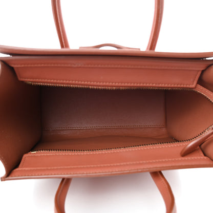 Celine Smooth Calfskin Nano Luggage Terracotta 4 of 4