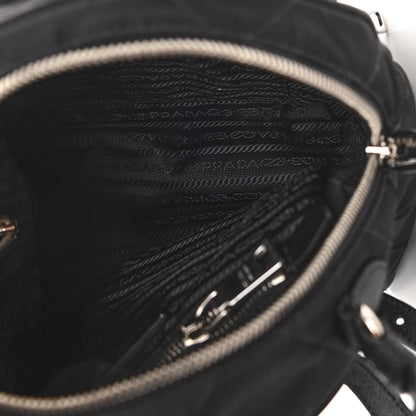 Prada Nylon Tessuto Impuntu Quilted Backpack Black 5 of 10