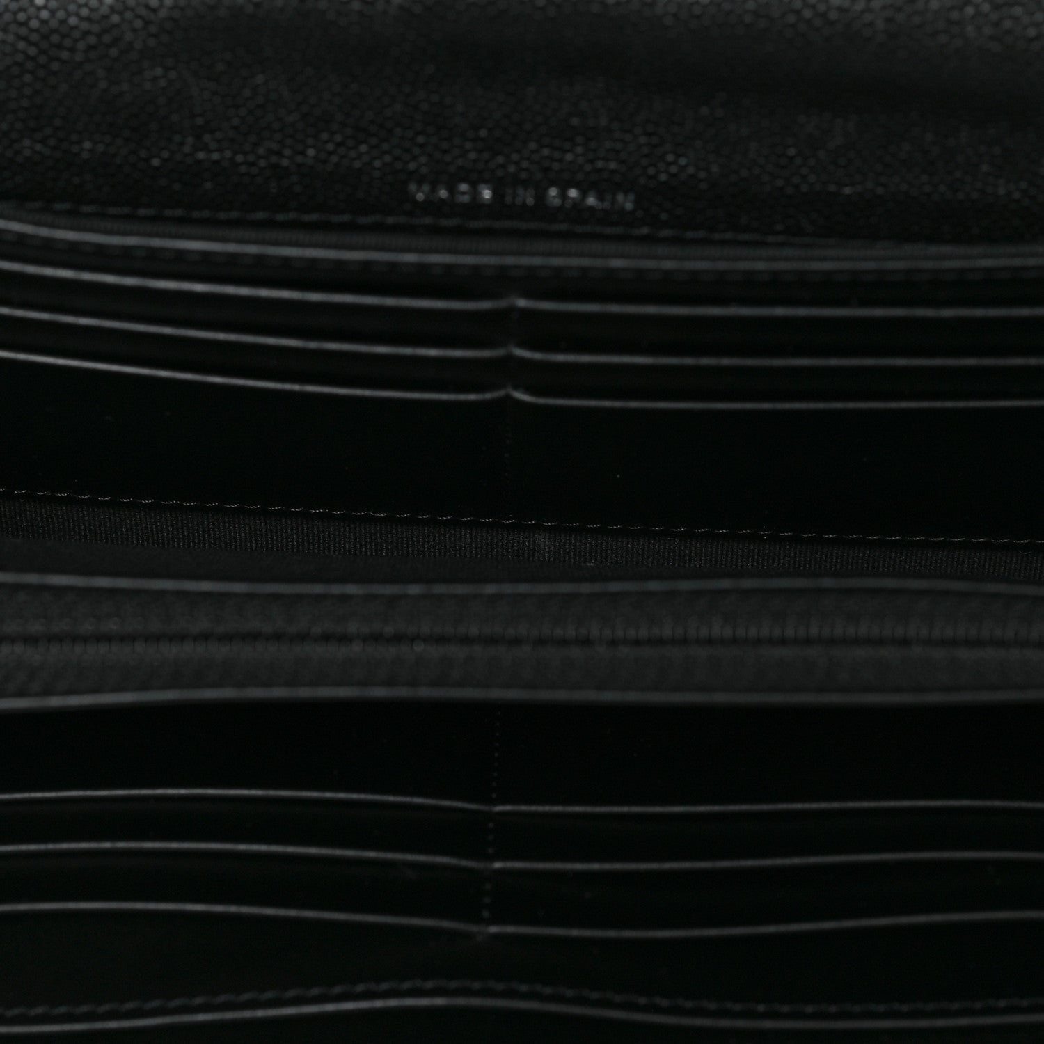 Chanel Caviar Quilted Large Boy Gusset Flap Wallet Black 5 of 7
