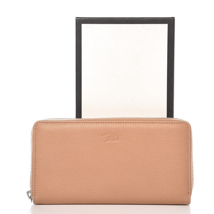 Gucci Cellarius Calfskin Bamboo Tassel Zip Around Wallet Camelia 9 of 9