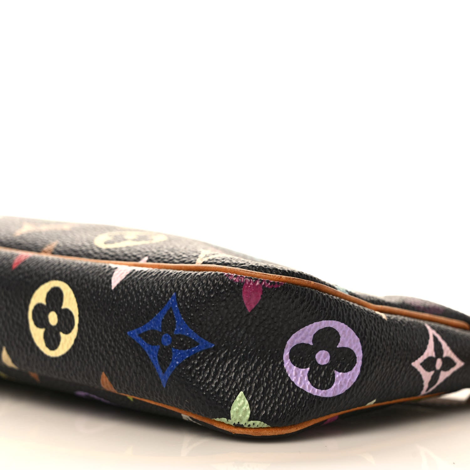 Louis Vuitton Monogram Multicolor Pochette Accessories Black 8 of 9
