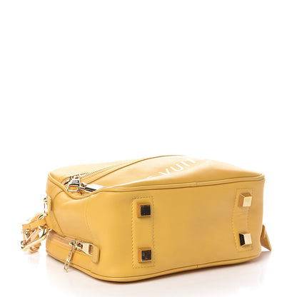 Louis Vuitton Supple Calfskin Paname Take Off Flight Bag Yellow 4 of 14