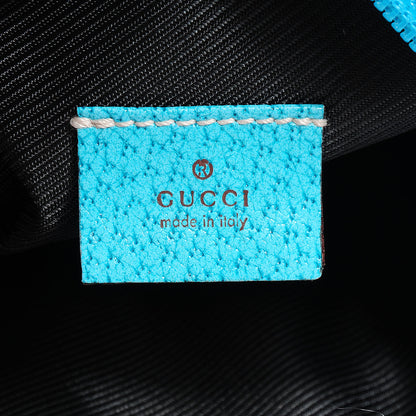 Gucci Monogram GG Cosmetic Case Turquoise 7 of 8