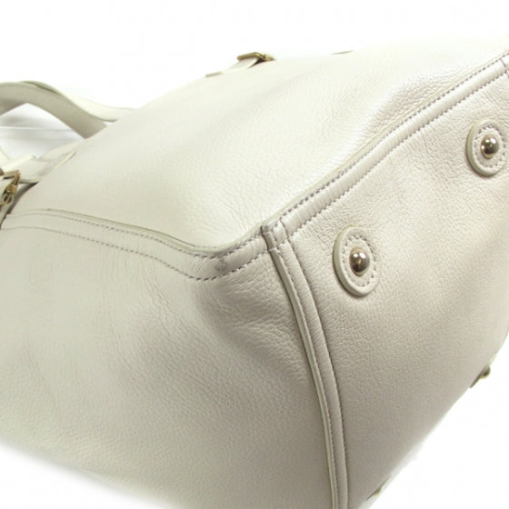 Large Downtown Tote Ivory