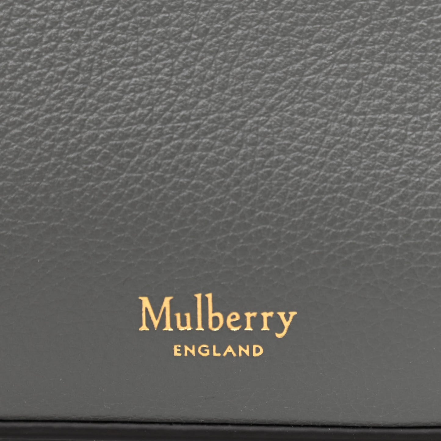Small Classic Grain Calfskin Mini Seaton Grey