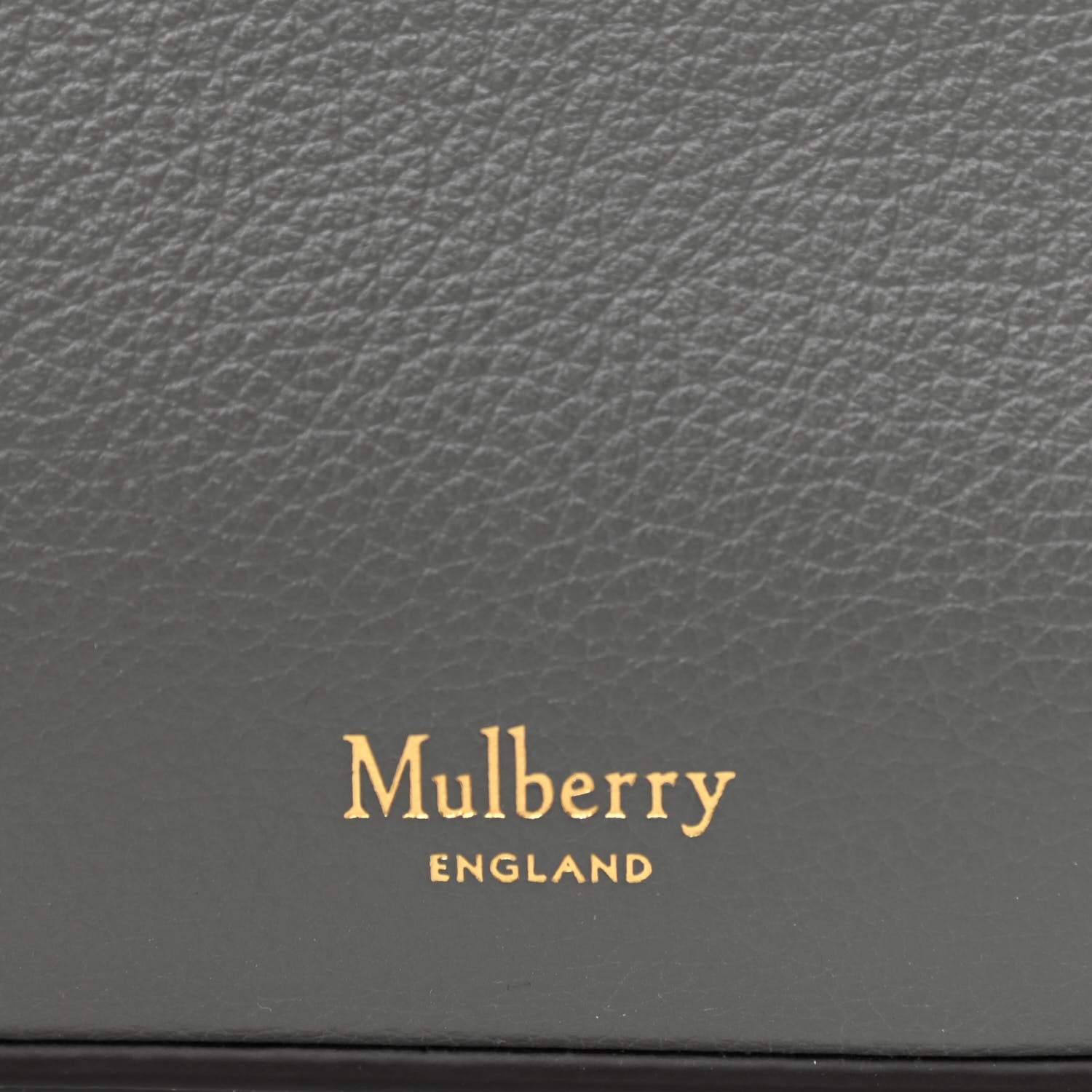 Mulberry Small Classic Grain Calfskin Mini Seaton Grey 6 of 9