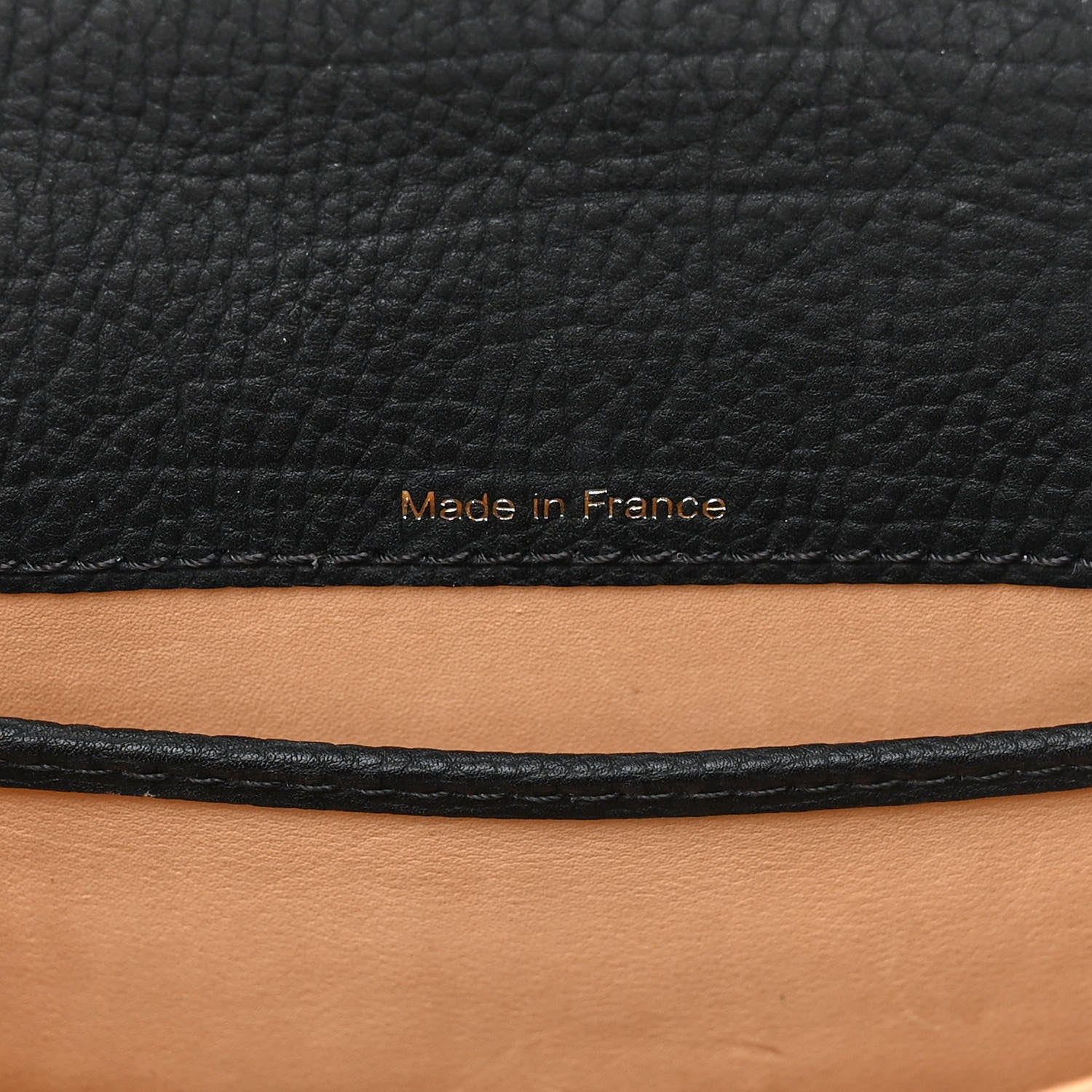 Delvaux Crispy Calfskin Tribal Stitch Mini Brillant Satchel Black Bronze 8 of 19