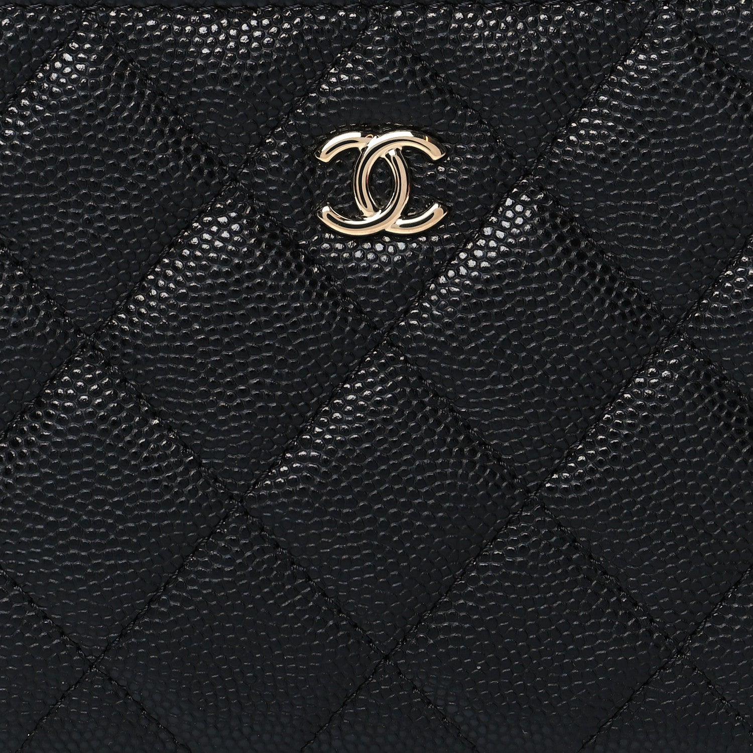 Chanel Caviar Quilted Small Cosmetic Case Black 8 of 8