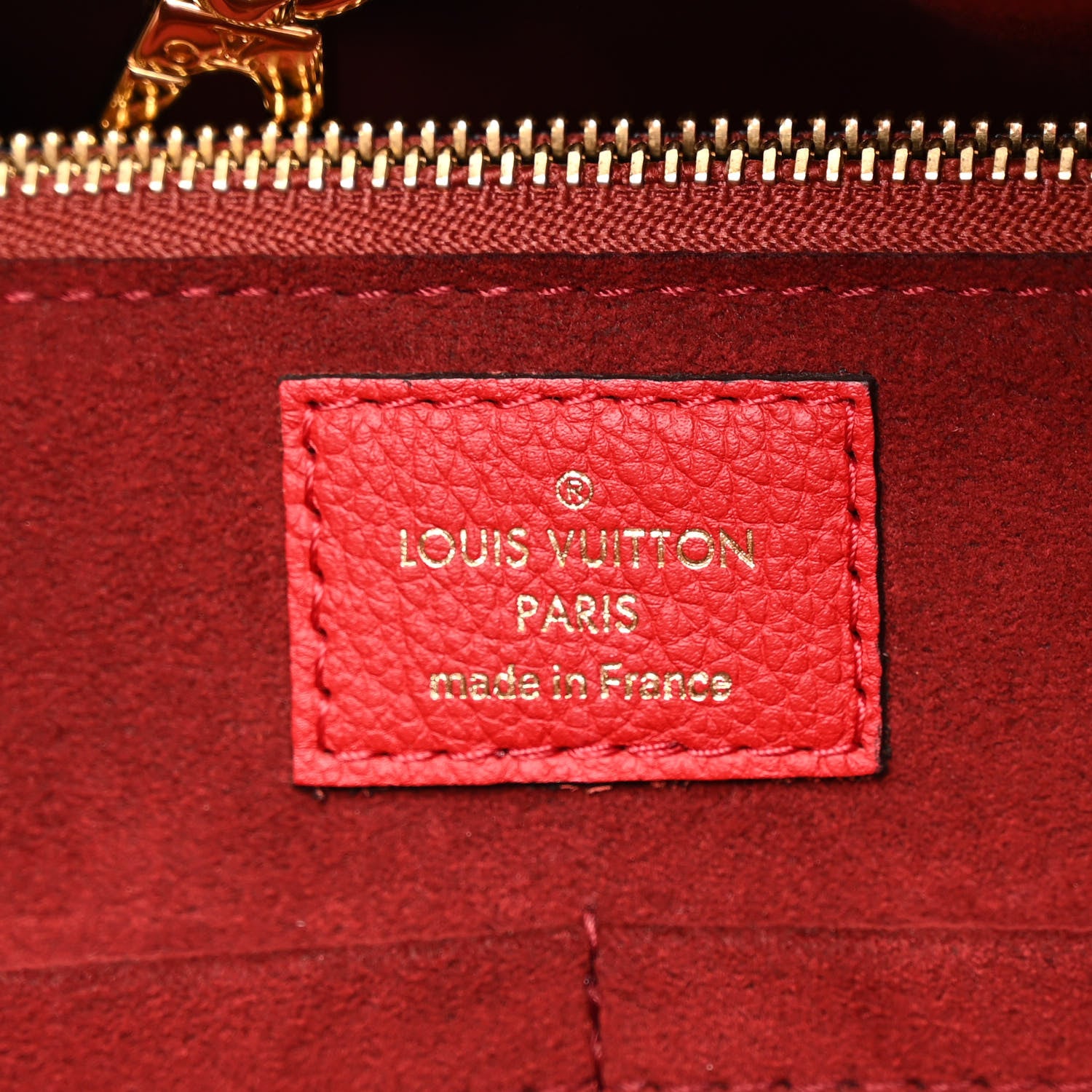 Louis Vuitton Calfskin Monogram Kimono Tote Cherry 6 of 10