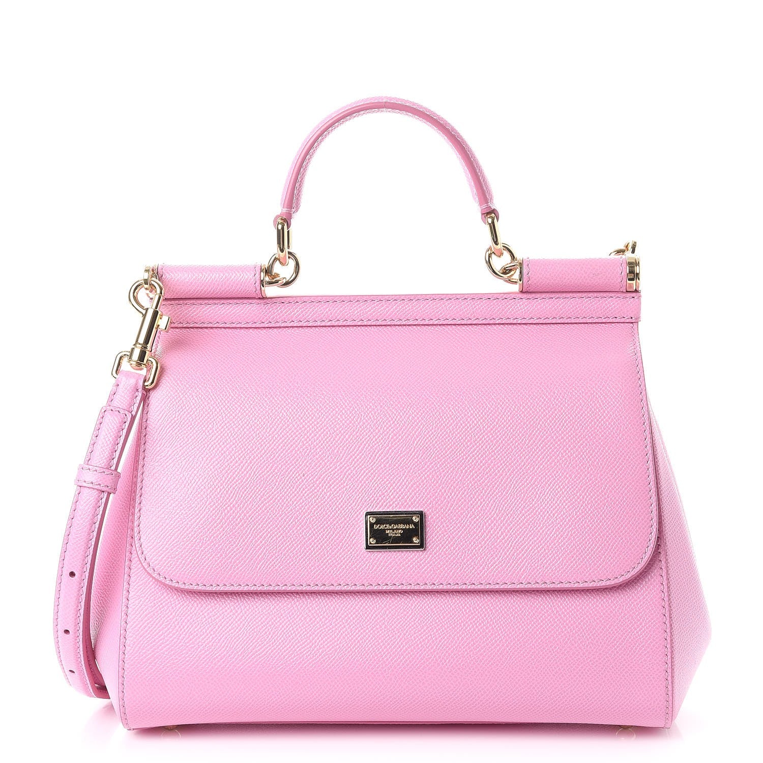 Dolce & Gabbana Dauphine Medium Miss Sicily Satchel Pink 1 of 9